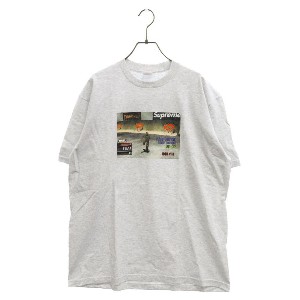 SUPREME (シュプリーム) 21AW×Thrasher スラッシャー Game Tee ゲーム フロントプリント半袖Tシャツ グレー - メルカリ