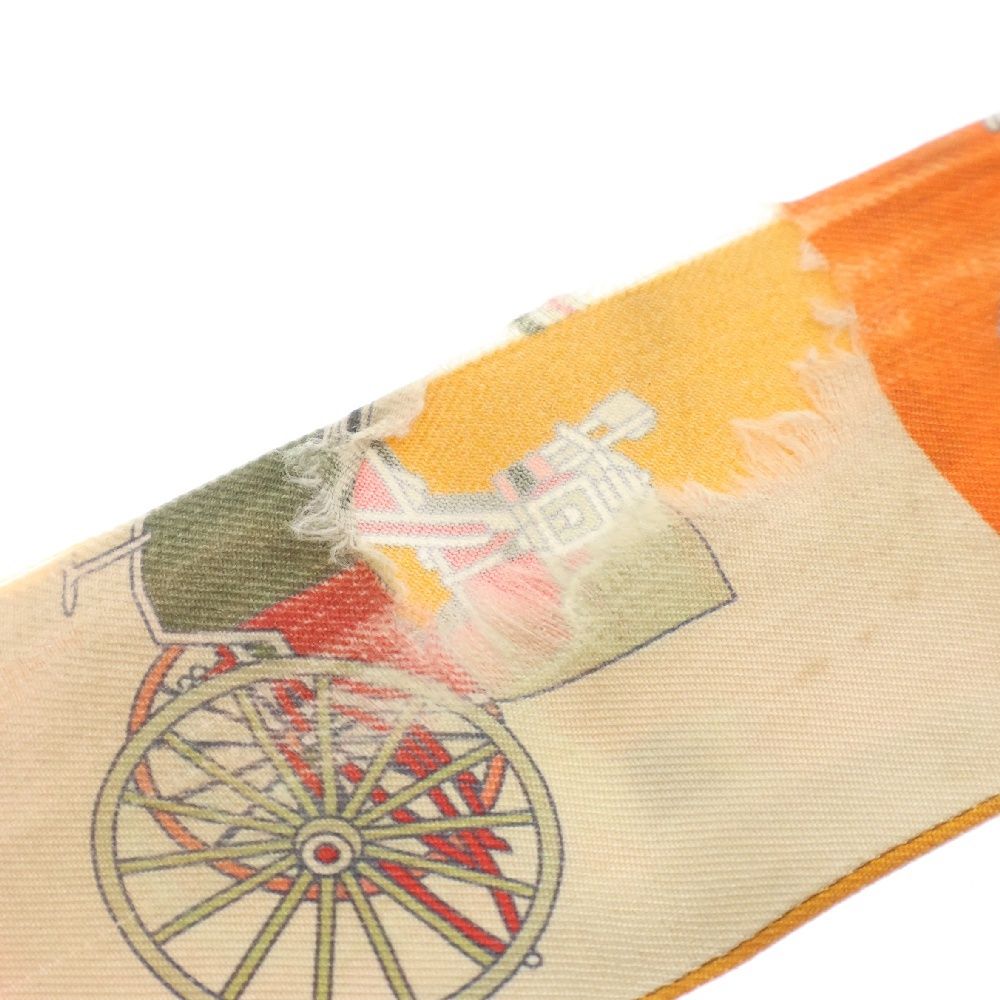 HERMES (エルメス) VOITURES EXQUISES ツイリー 精巧な馬車 シルク