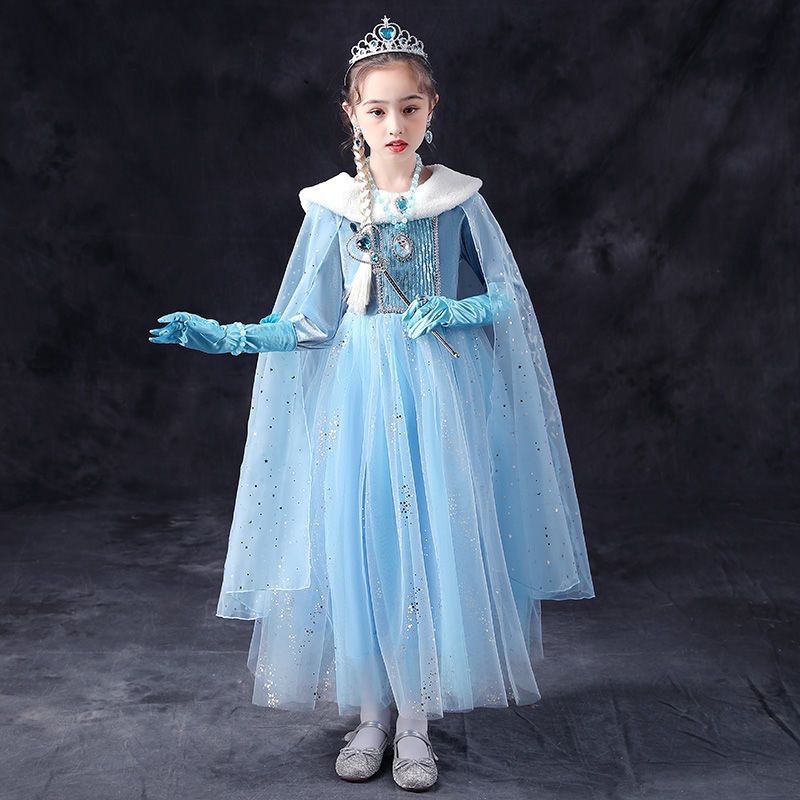 ハロウィン アナと雪の女王 裏起毛 エルサ戴冠式ドレス ディズニー