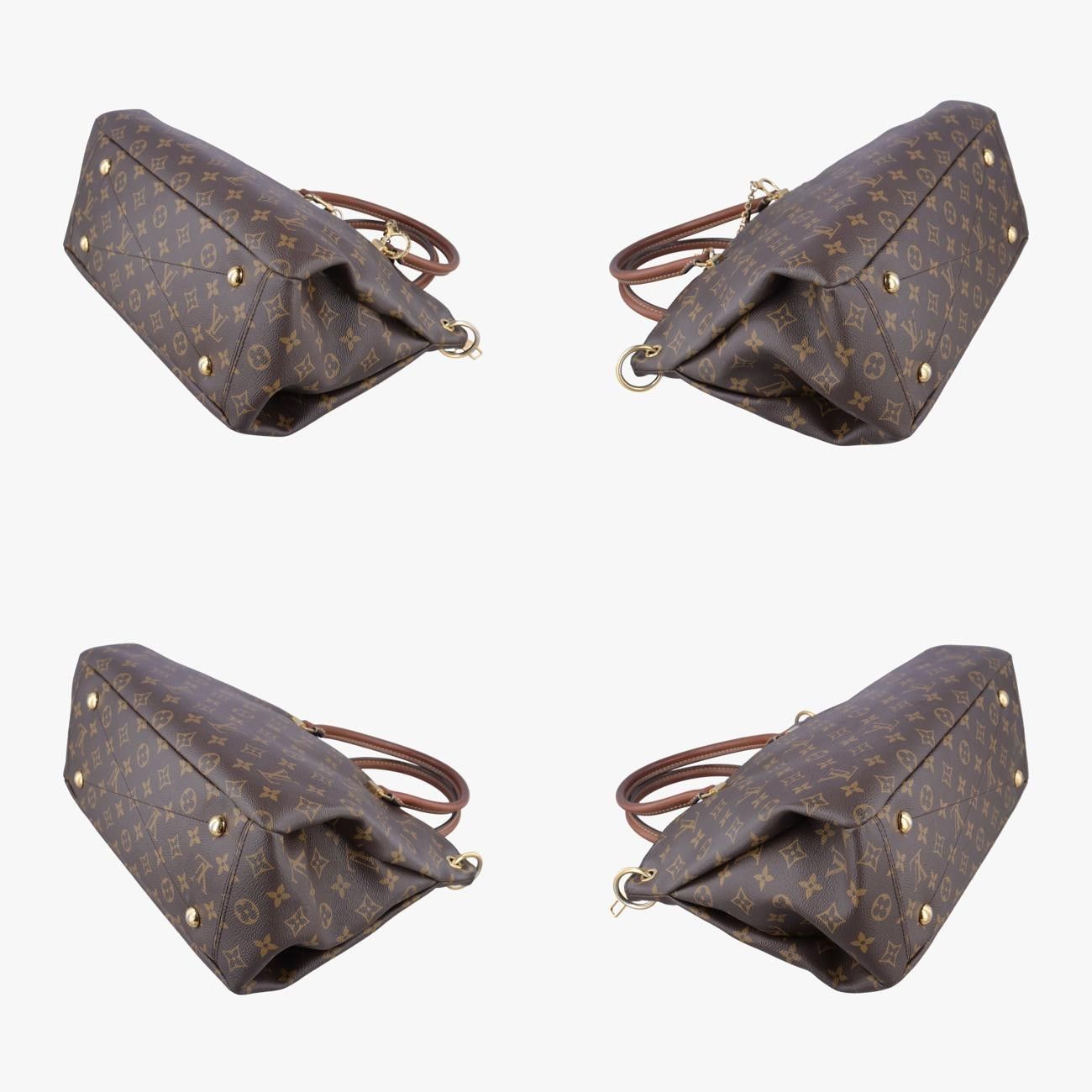 Vuittonパラスモノグラム ブラウン系×ノワールモノグラムキャンバス×カーフレザーM41064SN2115