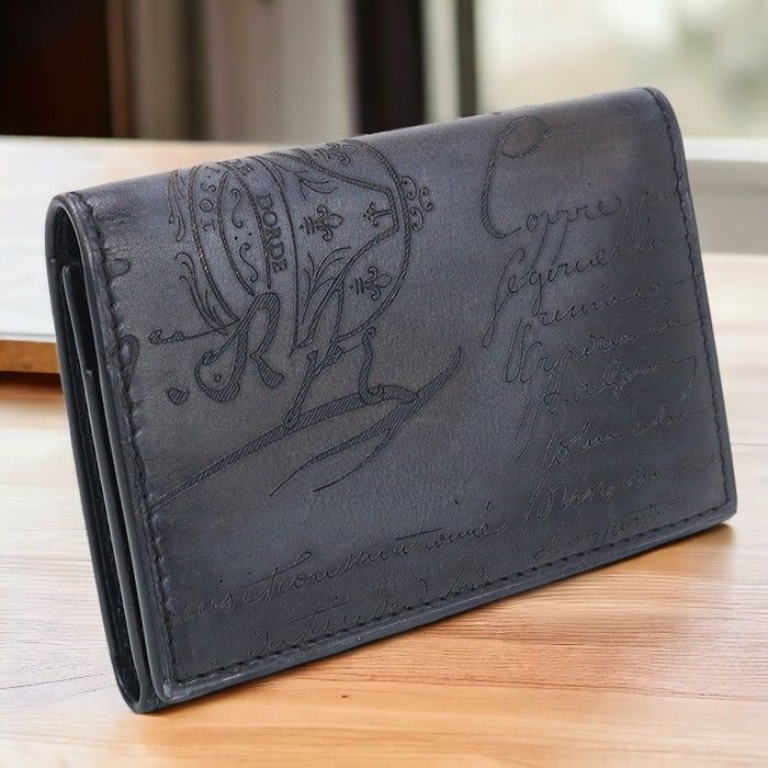 ベルルッティ BERLUTI 名刺入れ メンズ インブイア スクリットレザー