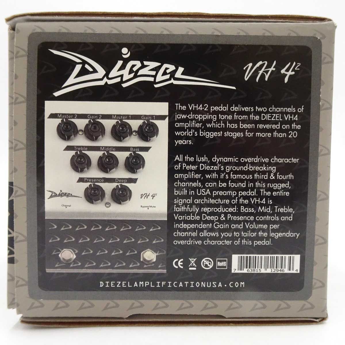 Diezel ディーゼル VH4-2 Pedal プリアンプ・オーバードライブ