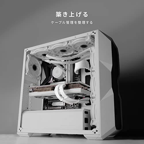 安心の EZDIY-FAB 電源 PSUケーブル 延長スリーブモジュラーケーブル