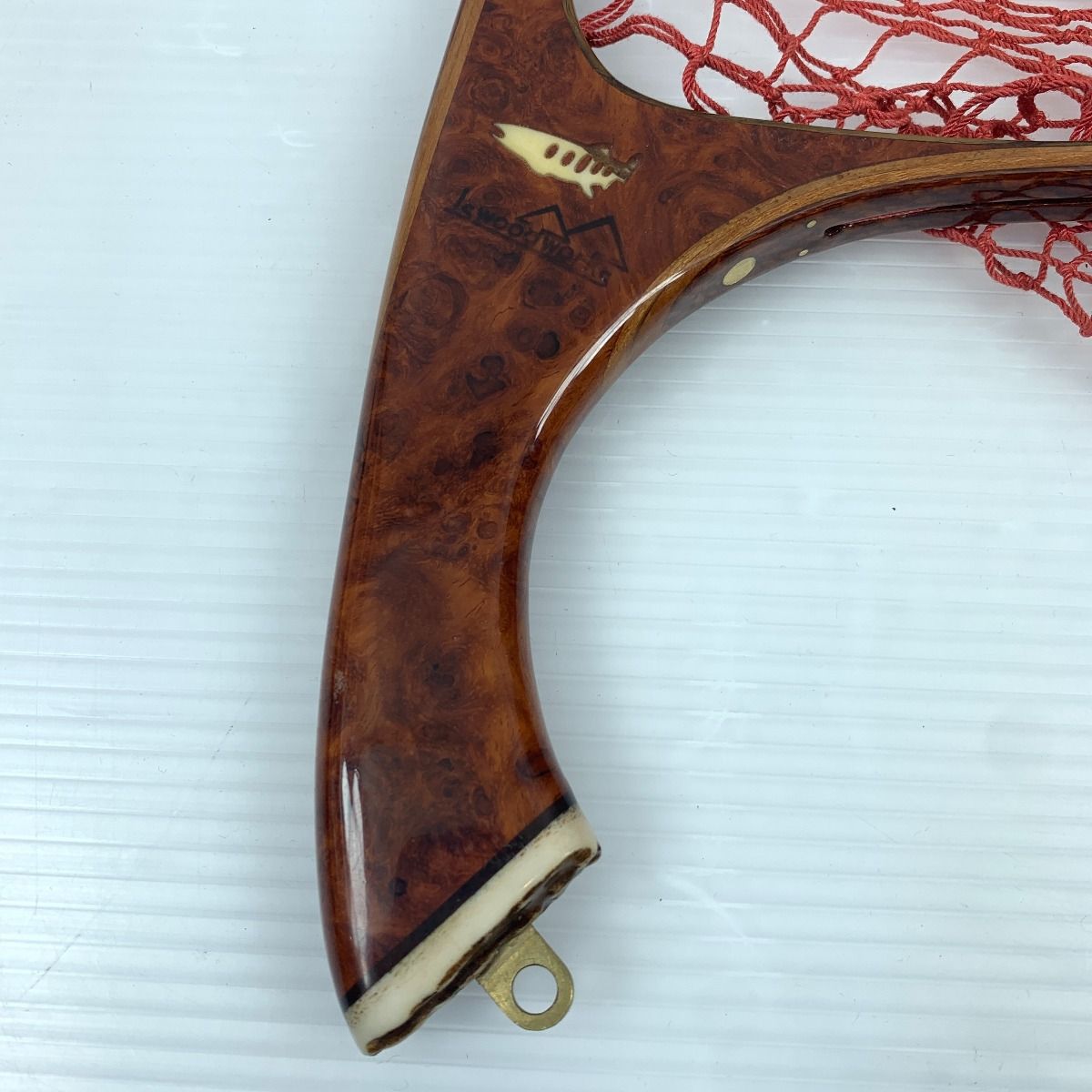 ττIs wood works 釣り具　タモ 　ネット　網　程度A ττIs wood works 釣り具 タモ ネット 網 程度A - メルカリ