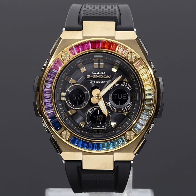G-SHOCK GST Gスチール w300 バケットカットCZダイヤ - 腕時計(アナログ)