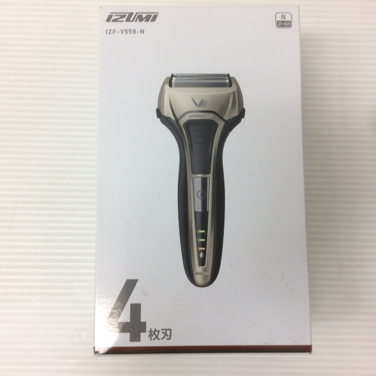 IZUMI S-DRIVE 往復式シェーバー 4枚刃 IZF-V557-N - メルカリ IZUMI S-DRIVE IZUMI S-DRIVE ソリッドシリーズ 往復式シェーバー 4枚刃 シャンパンゴールド IZF-V557-N