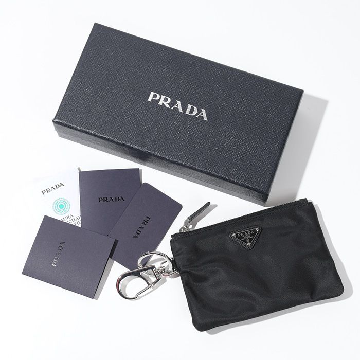 PRADA プラダ ポーチ ナイロン ZIP 小物入れ ブラック メンズ