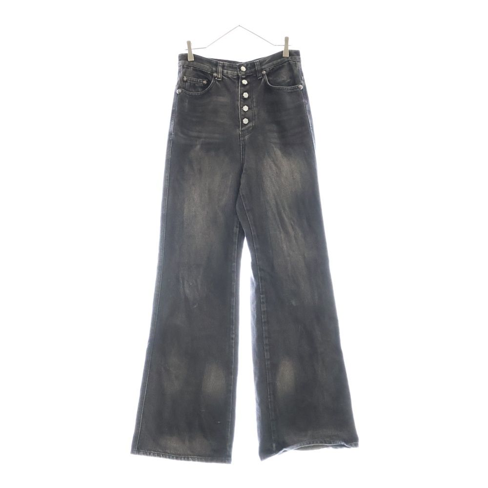 THUG CLUB サグクラブ 24AW CHIMERA PANTS キメラ バック装飾付きデニムパンツ ブラック TC24PT2001