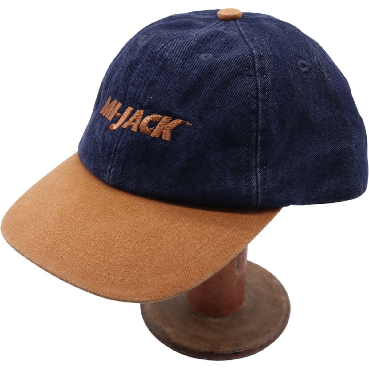 古着 ~90年代 MI-JACK ツートン ベースボールキャップ フリーサイズ相当 ヴィンテージ|gaa003997