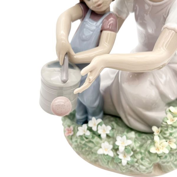 難あり】 リヤドロ LLADRO 置物 インテリア ママのお手伝い No.8028 白