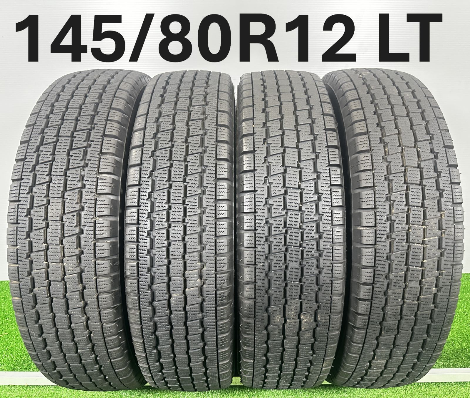 145 80R12 LT ブリヂストン W300 製 4本 冬タイヤ スタッドレス TA401