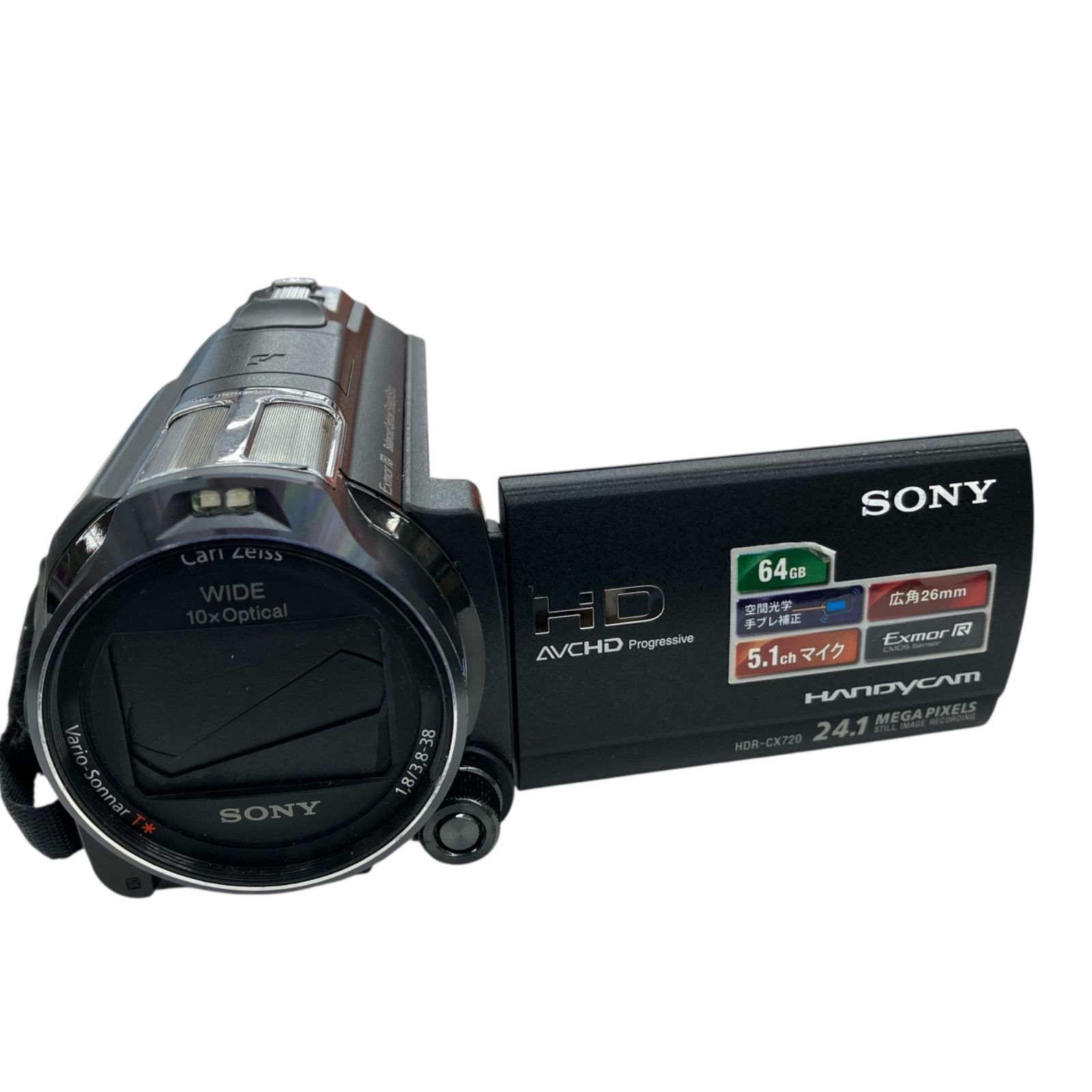 Sony Handycam ZEISS ビデオカメラ 本体 HDR-CX720