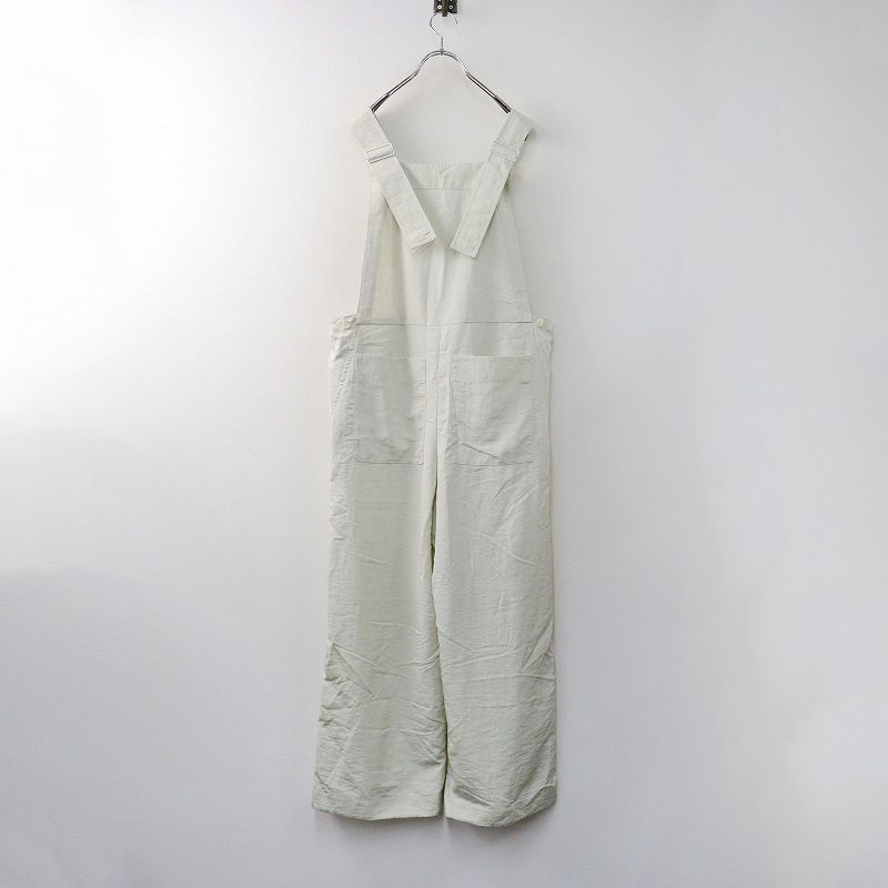 定価3万 2025 SS ビアズリー ライトサロペット F アイボリー ナイロン オーバーオール
