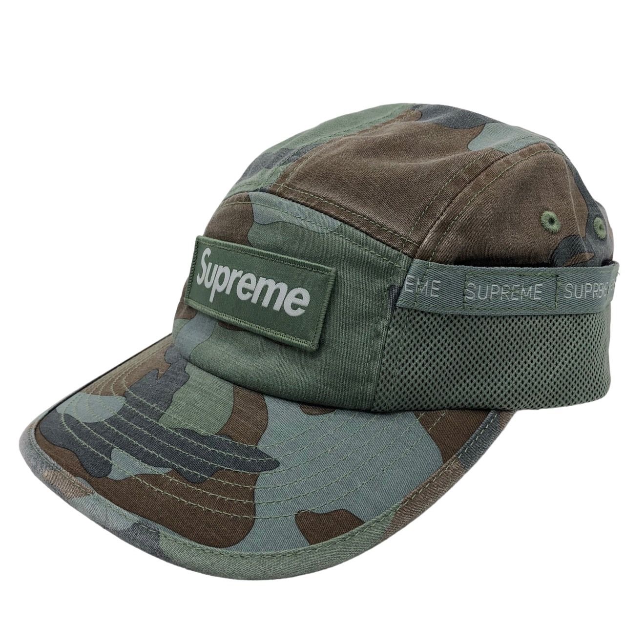 SUPREME(シュプリーム) 23AW Mesh Pocket Camp Cap Slate Camo/メッシュポケットキャンプキャップ SIZE  FREE カーキ