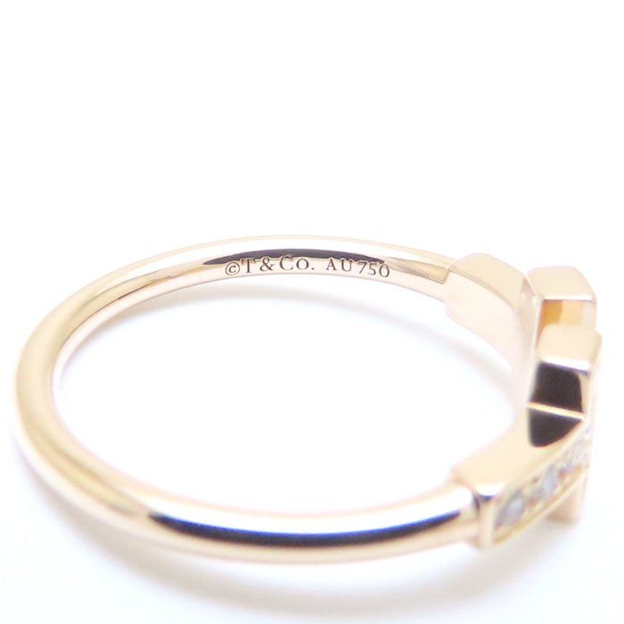 TIFFANY&Co. ティファニー Tワイヤー リング 指輪 ダイヤモンド 9号  