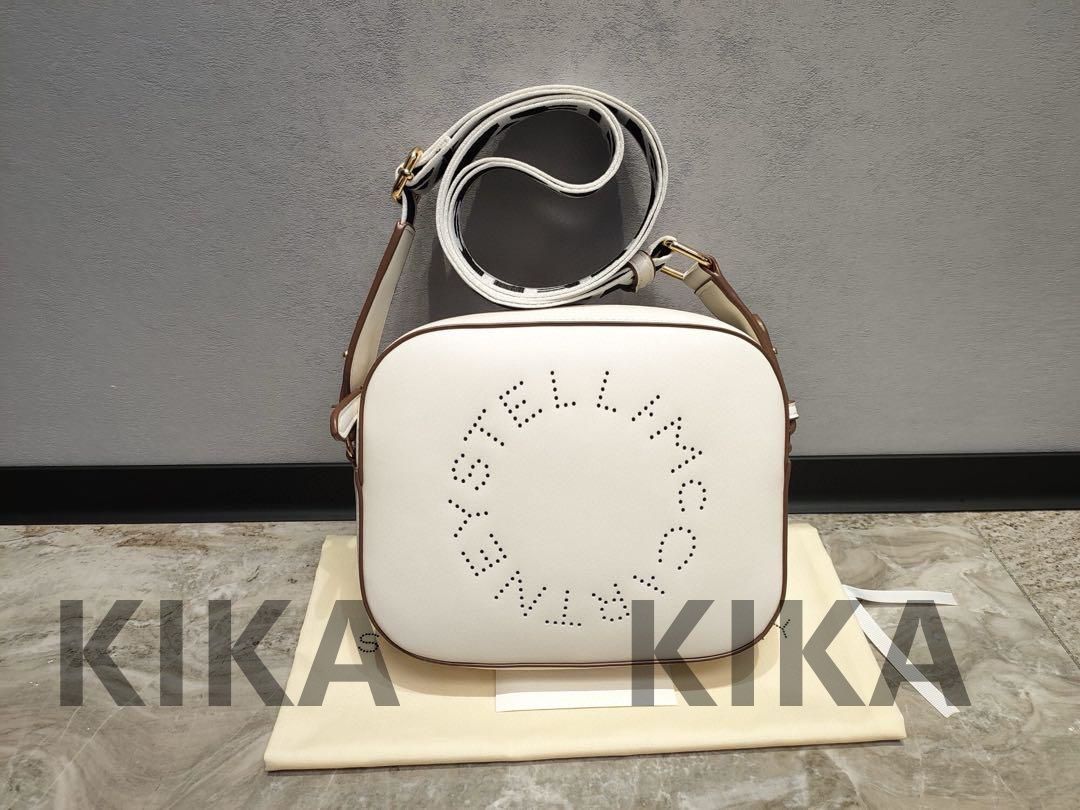 新品、ステラロゴ Stella McCartney カメラ  ショルダーバッグホワイト