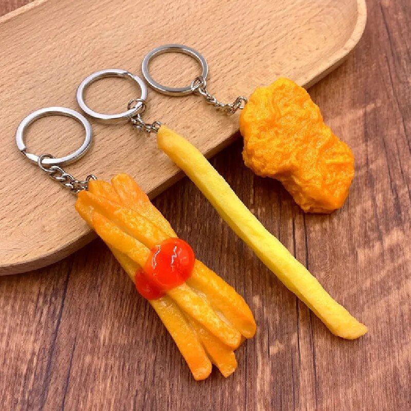 チキン 食品サンプル キーホルダー キーリング グッズ 雑貨
