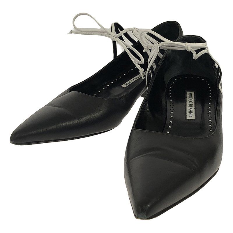 マノロブラニク　BOMAN パンプス MANOLO BLAHNIK / マノロブラニク | BOMAN / レザー ポイン