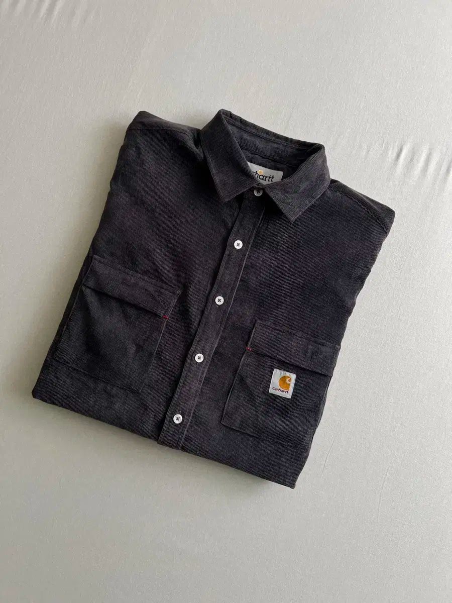 Carhartt(カーハート) コーデュロイ リメイク パープルチャコール ツーポケット シャツ