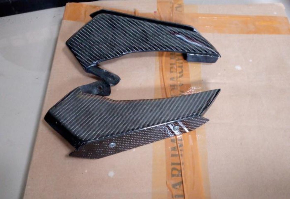 ZX25R ZX4R カーボンサイドウイングレット 受注製造 BRIGHTFACE_UK