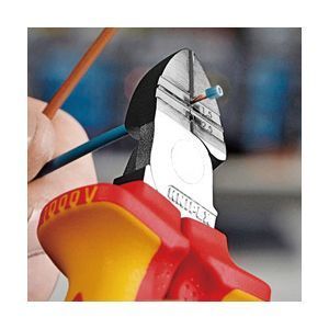KNIPEX クニペックス 1000V絶縁穴付ニッパー サイズ84×28×160mm パック入 1426-160SB HRDEVELOPMENT_JP
