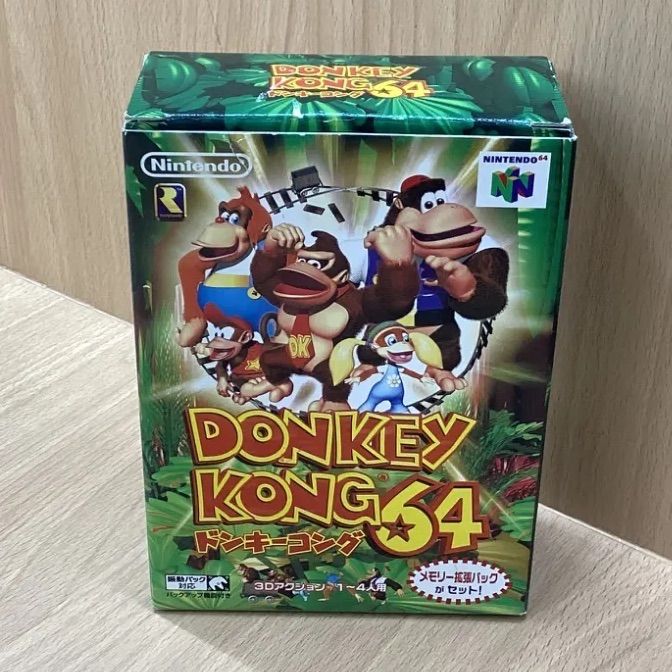 O337 ニンテンドー64 ドンキーコング64 メモリー拡張パック付き - メルカリ