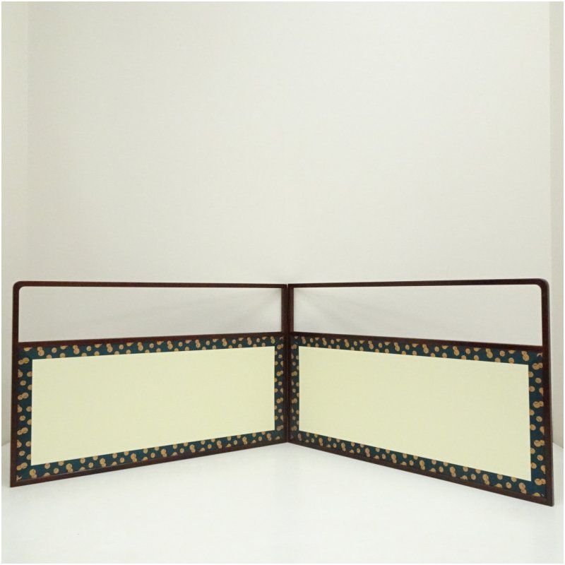 つぼつぼ網代風炉先屏風 茶道具 おしゃれ パーテーション ついたて 和風 間仕切り 茶道 アンティーク インテリア レトロ