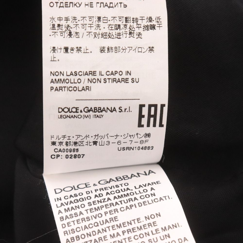 配送商品は通常配送無料。 ドルチェ-ガッバーナ ワンピース ノースリーブ トップス ボトムス スパンコール ロゴ キッズ 6 113～119cm ブラック 最新アイテム。