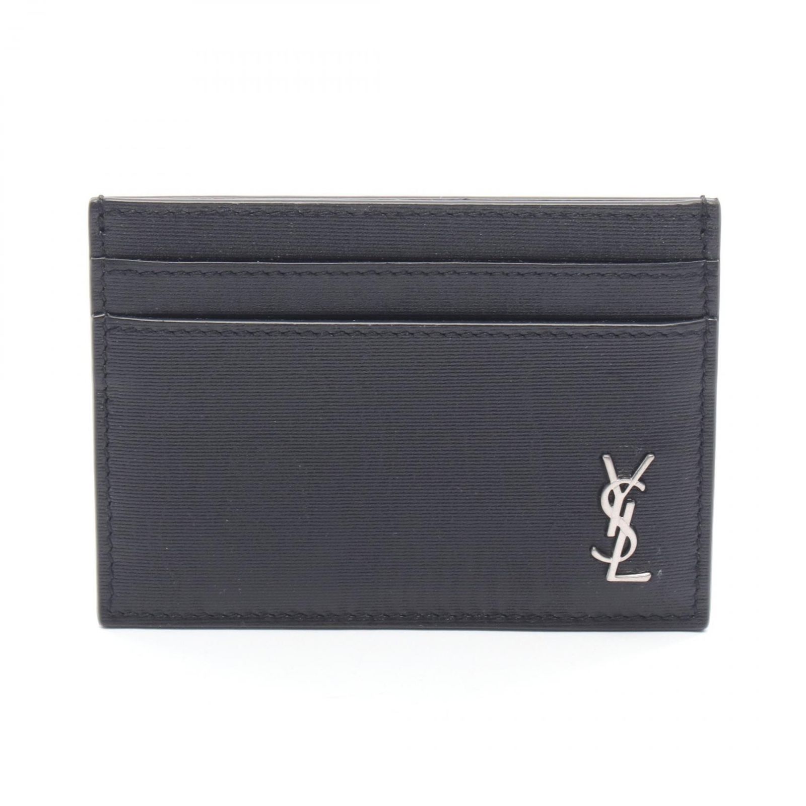 サンローランパリ SAINT LAURENT PARIS カードケース タイニー カサンドラ 607603AACAJ1000 ブラック レザー カードケース メンズ