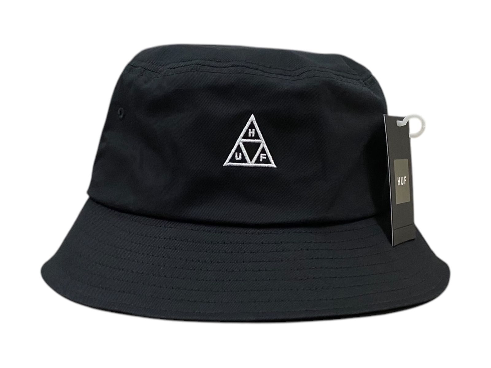 HUF (ハフ) HUF SET TT BUCKET バケットハット HT00717 L/XL ブラック メンズ/078