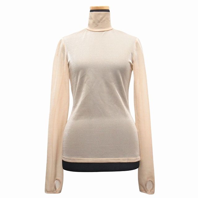 mame kurogouchi ジャージーハイネックトップ mame kurogouchi マメ ジャージー ハイネック トップス 24AW