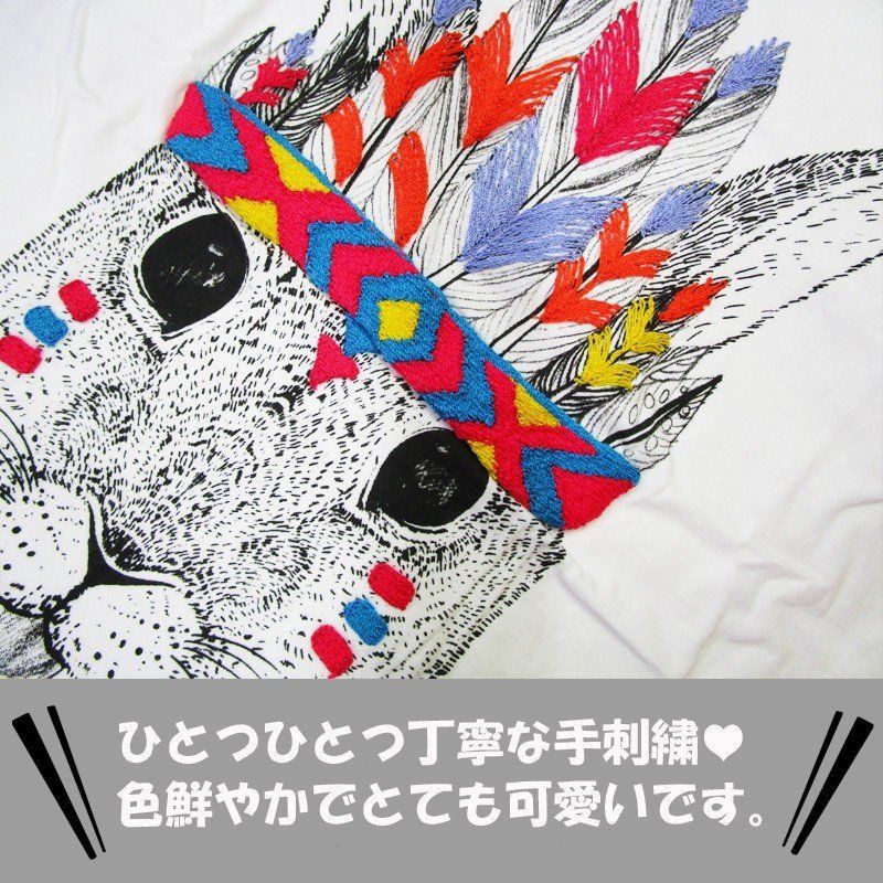 ✨美品 LOEWE 刺繍ウサギデザイン Tシャツ L ロエベ×スナ・フジタ コラボ ウサギ刺繍 半袖Tシャツ 9,980円