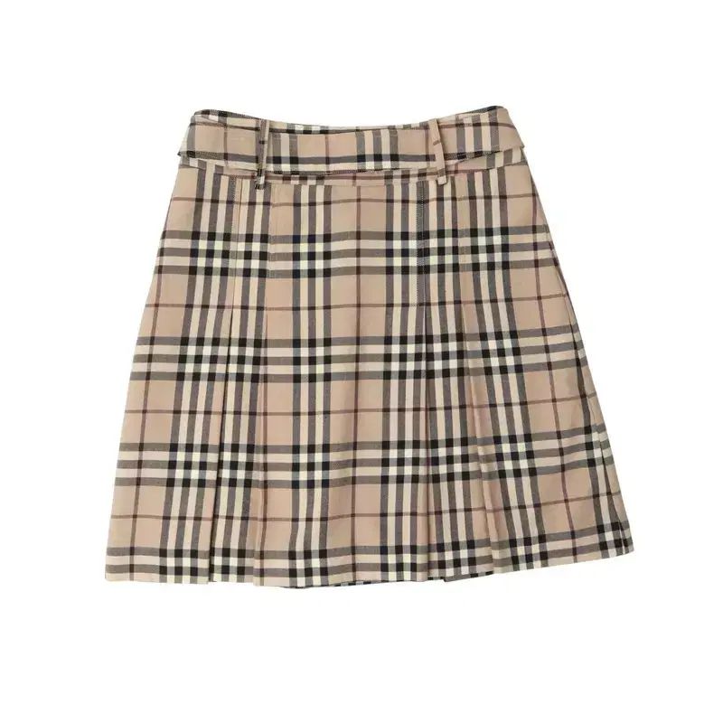 BURBERRY バーバリー ロンドン ベージュ ノヴァチェック ウール スカート