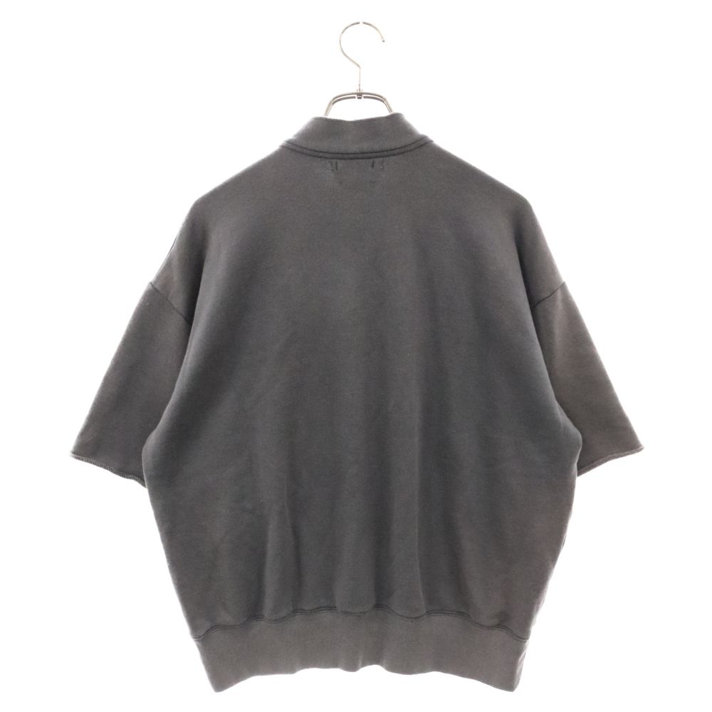 YOKE (ヨーク) 22SS CUT-OFF HALF ZIP SWEAT SHIRT S/S カットオフ 