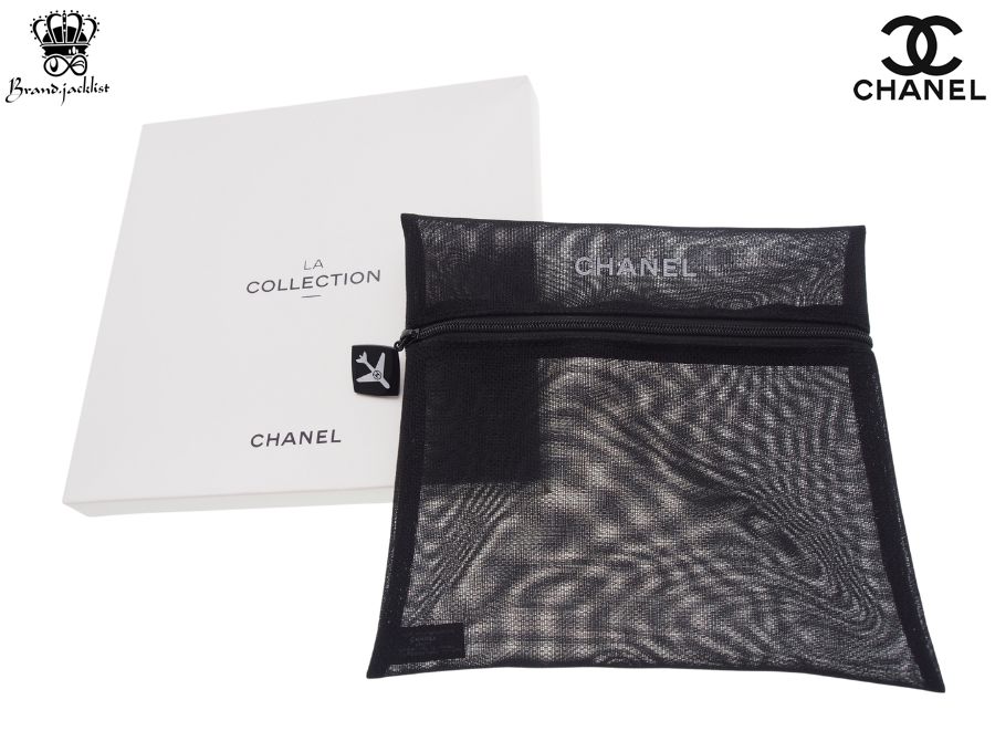 New 新品】 シャネル CHANEL ノベルティ コスメポーチ フラット