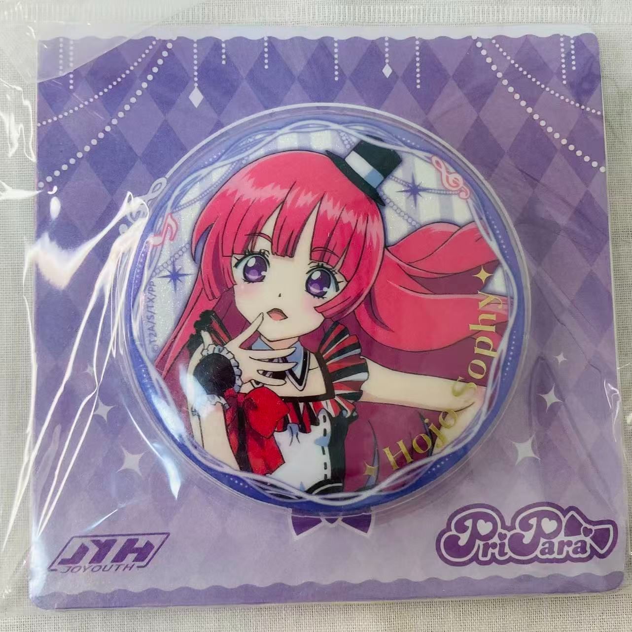 公式】プリパラ JOYOUTH 海外限定 中国限定 缶バッチ 北条そふぃ