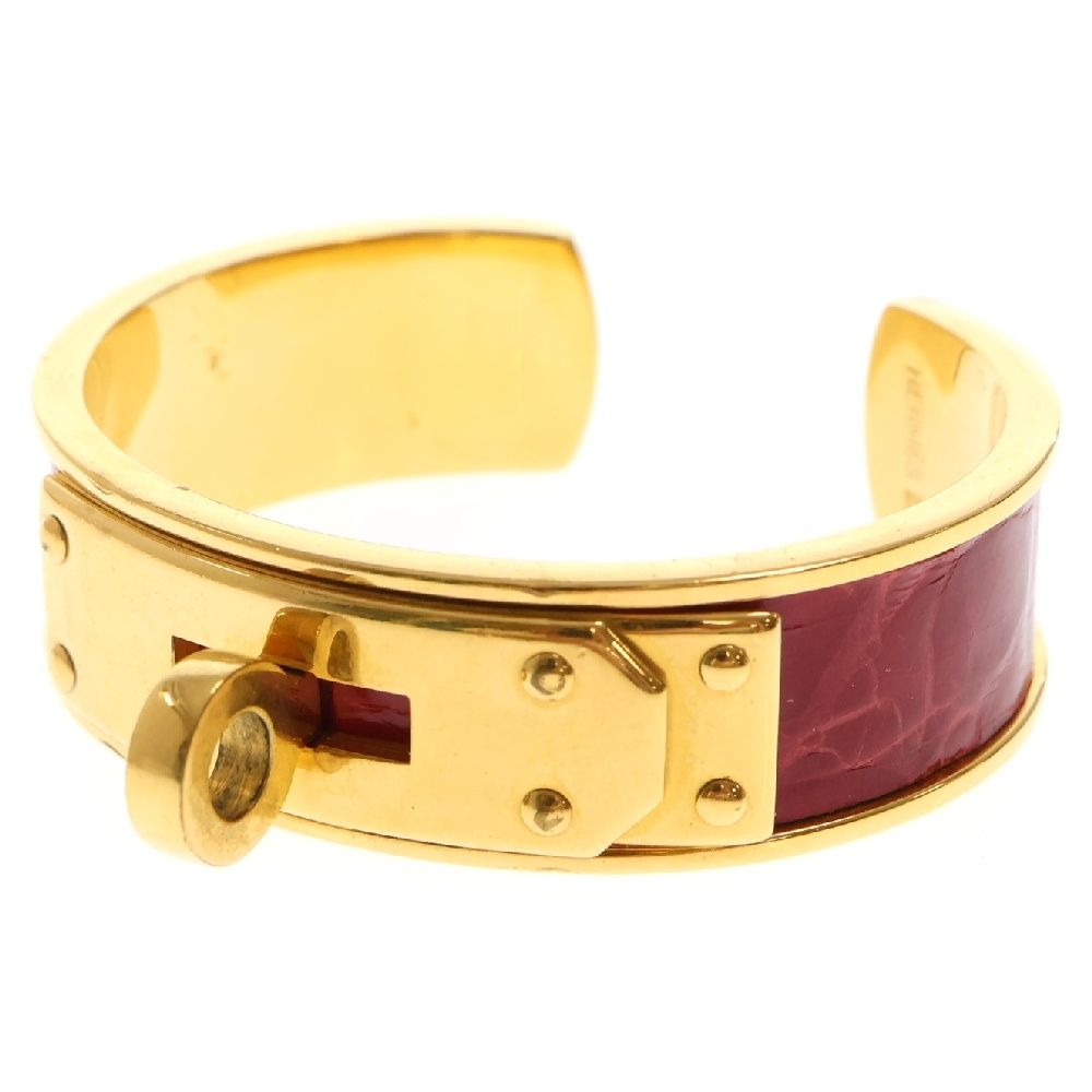 HERMES エルメス ケリー バングル ブレスレット レッド×ゴールド ゴールド金具 アクセサリー