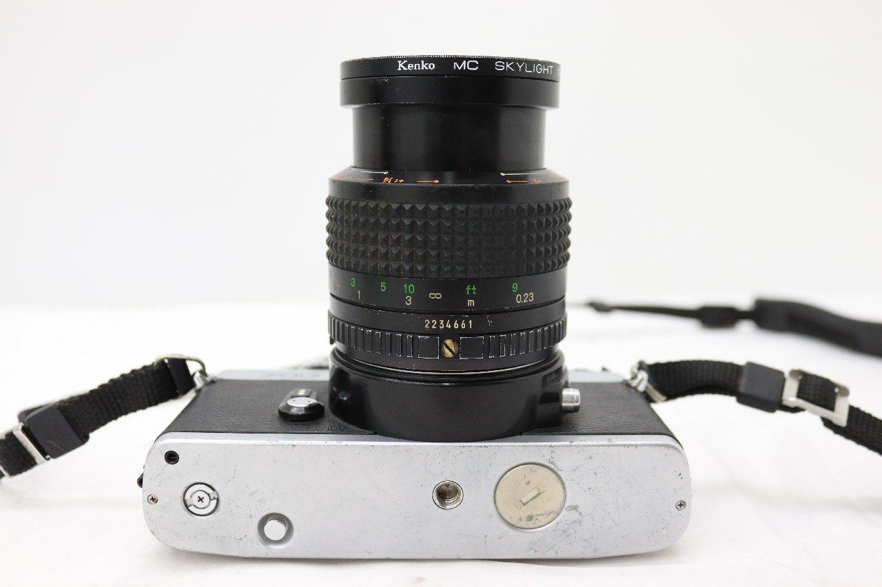 ☆【minoltaミノルタXDカメラMD MACRO ROKKOR 1:3.5 f=50mmレンズ付】☆