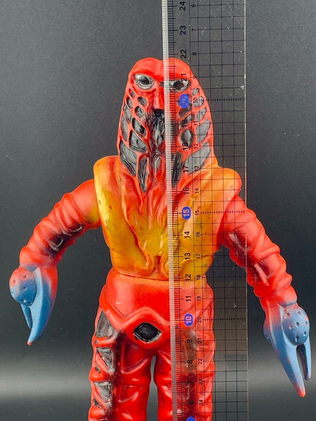 中古品】ゴドラ星人 当時物 ソフビ マルサン ブルマァク 帰ってきた