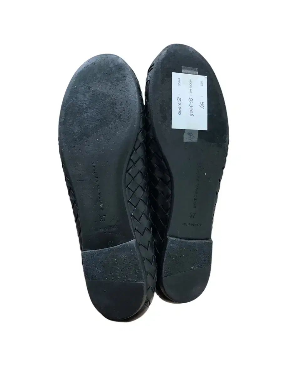 ボッテガヴェネタBottega Veneta フラットシューズブラック37ハーフ