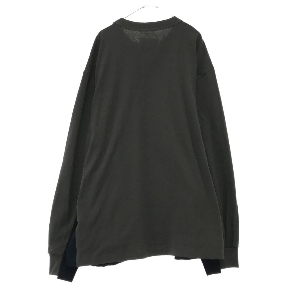 Sacai (サカイ) Sport Mix L/S T-Shirt 22-02871M スポーツミックス ロングスリーブTシャツ 切り替え ドッキング  - メルカリ