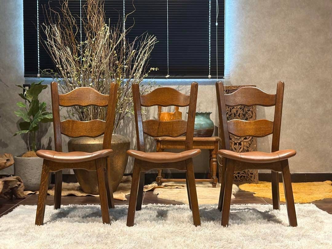 レザーチェア ダイニングセット