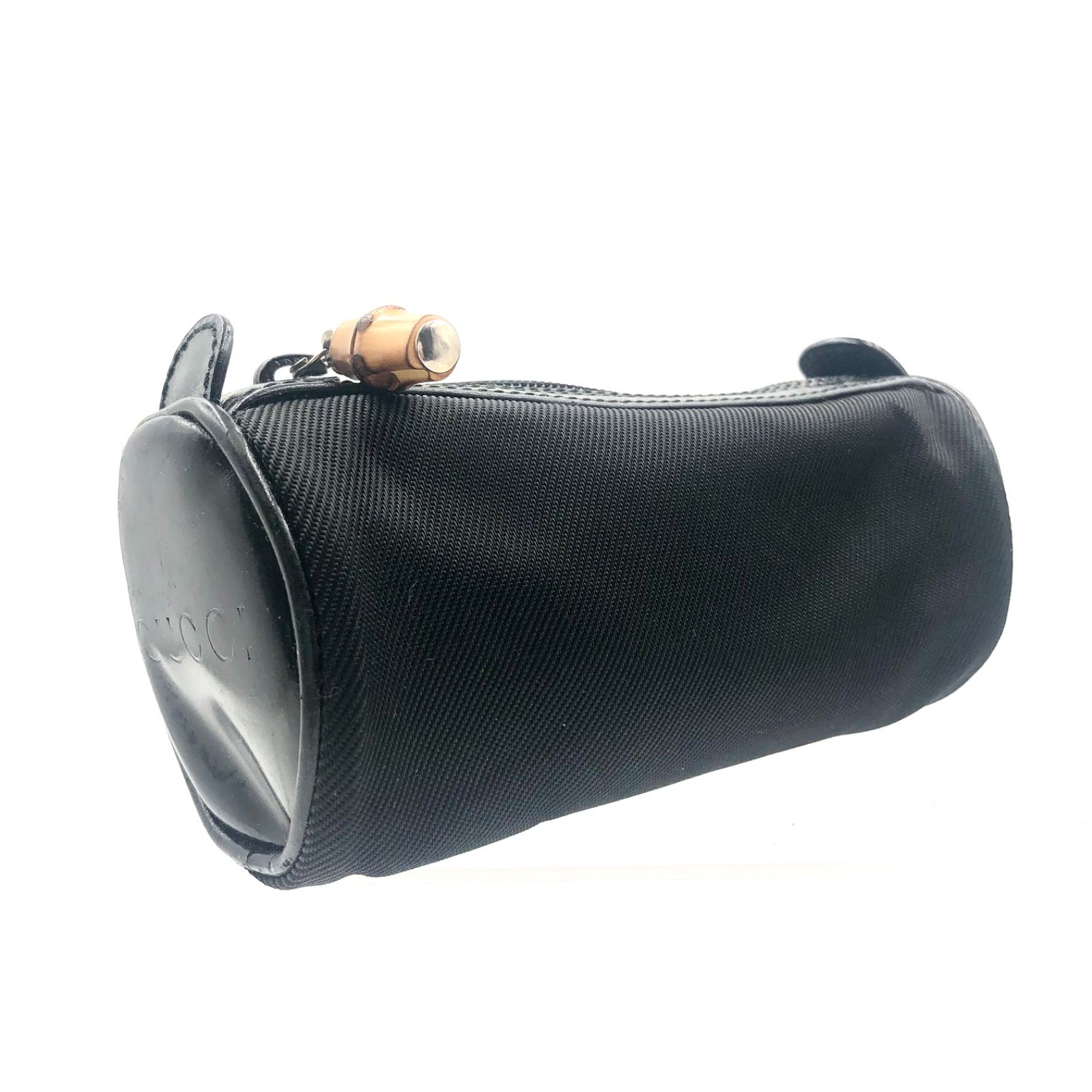 ✨️希少✨️ GUCCI グッチ ggキャンバス ポーチ バンブー GUCCI - グッチ GGキャンバス バンブー ポーチ 小物入れ 220091