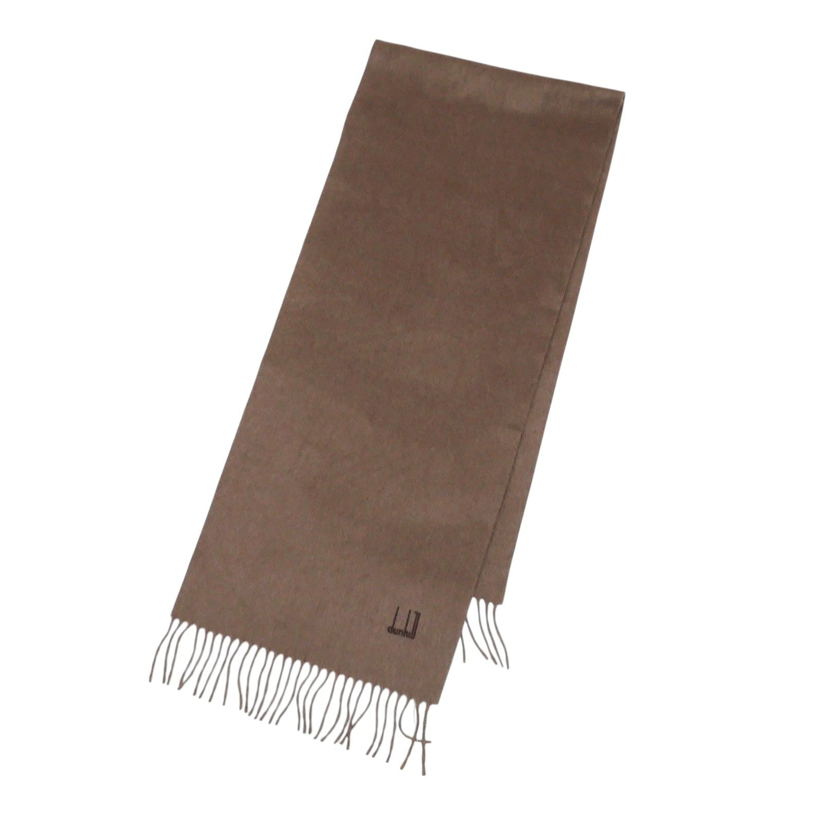 □未使用品□Dunhill ダンヒル マフラー 総カシミヤ フリンジ  