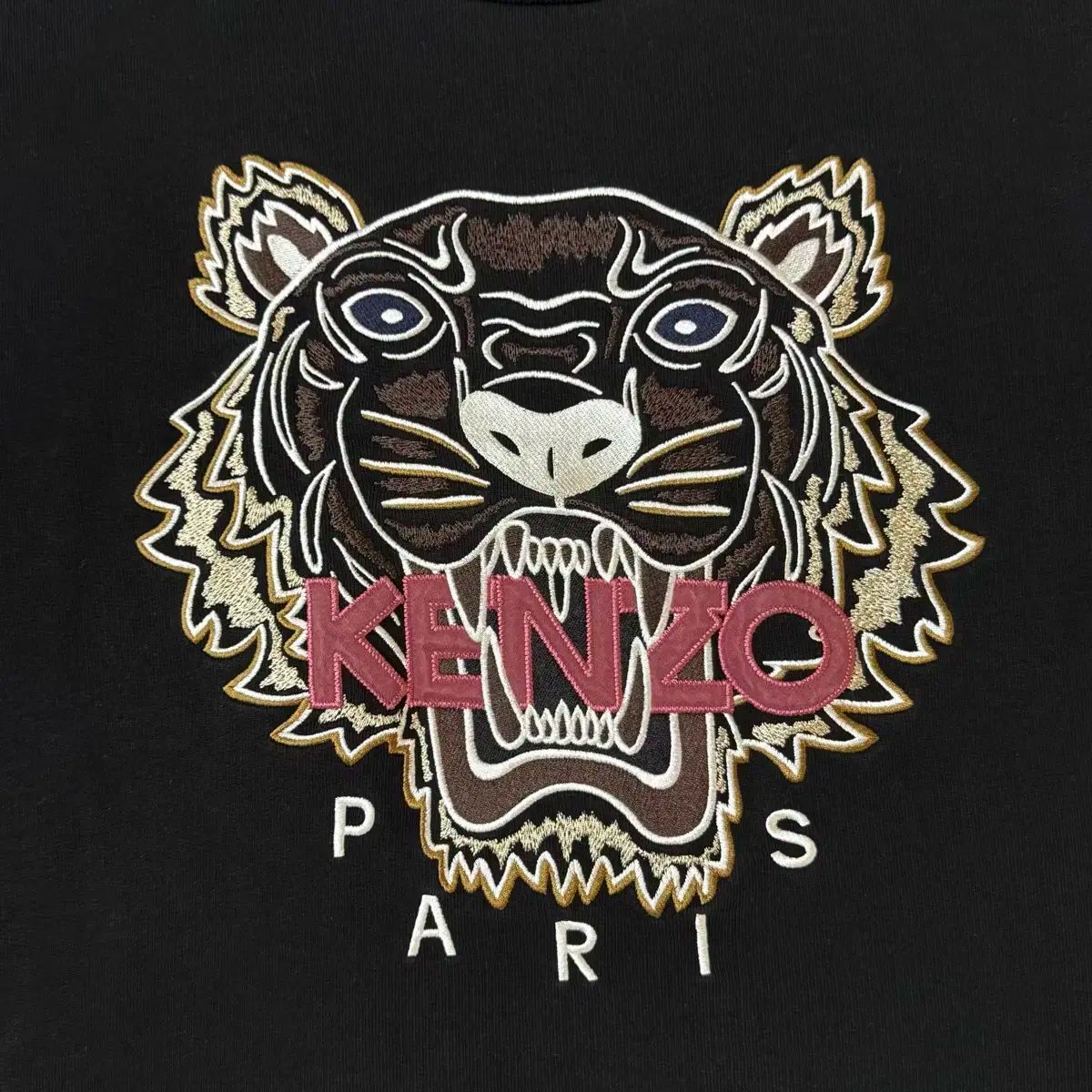 KENZO KENZO(ケンゾー) 黒 タイガー 刺繡 トレーナー M - メルカリ