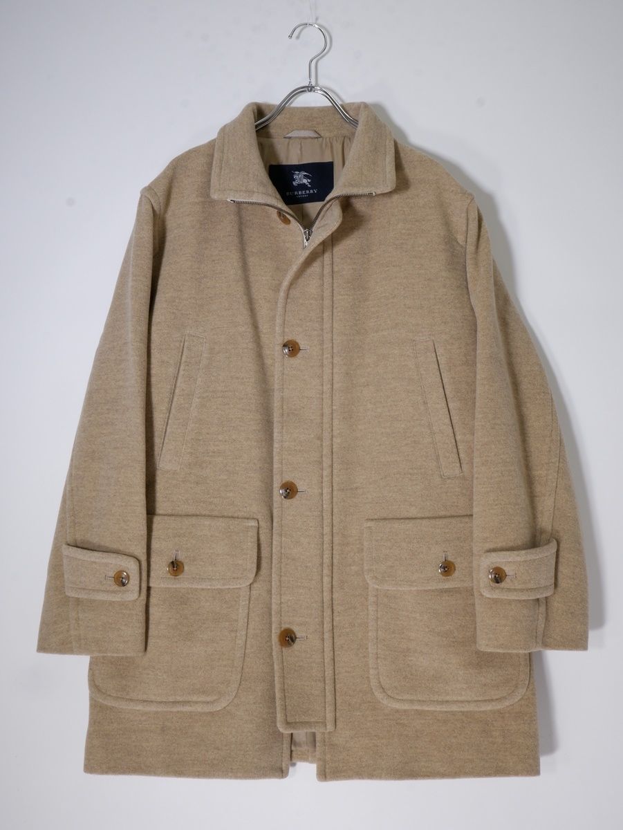 BURBERRY LONDONバーバリー ロンドン 日本製 上質ウールアンゴラ