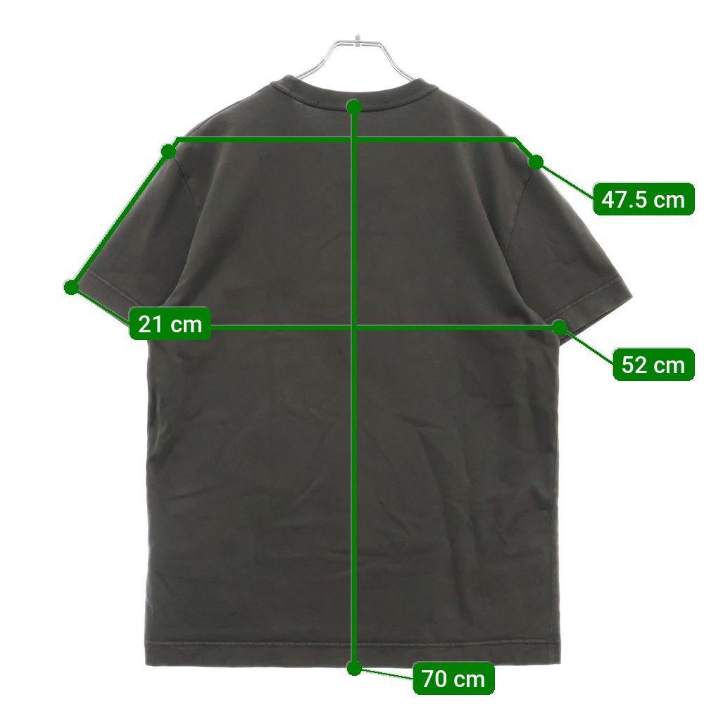 Alexander Wang / 24SS/フロントロゴオーバーサイズTシャツ/S/コットン/GRY/UCC1241698 ALEXANDER WANG (アレキサンダーワン) 24SS フロントロゴ オーバー