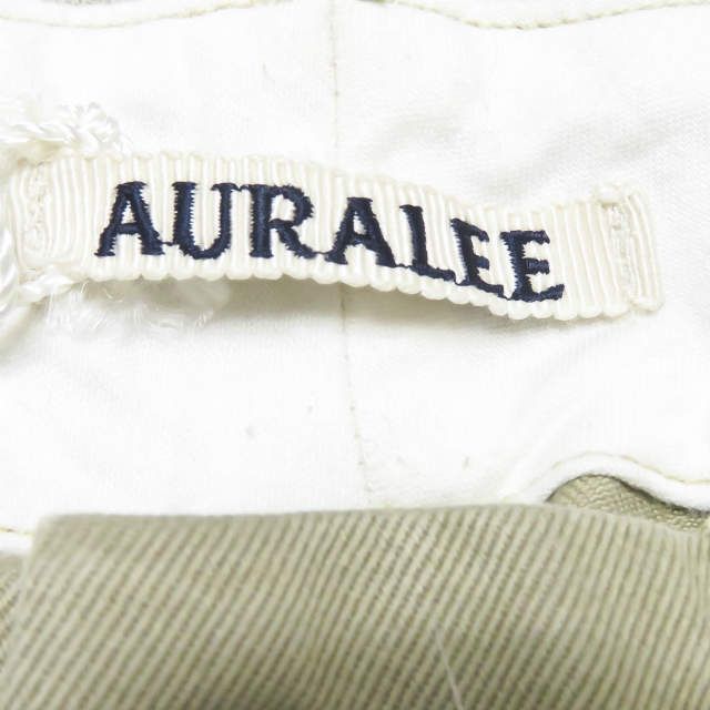 AURALEE オーラリー 日本製 WASHED FINX CHINO WIDE PANTS