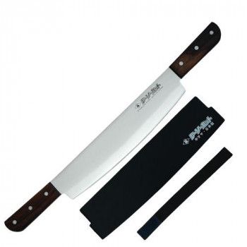 清水刃物 シーソーカット 両手冷凍包丁 サヤ付き 日本製 100-270R