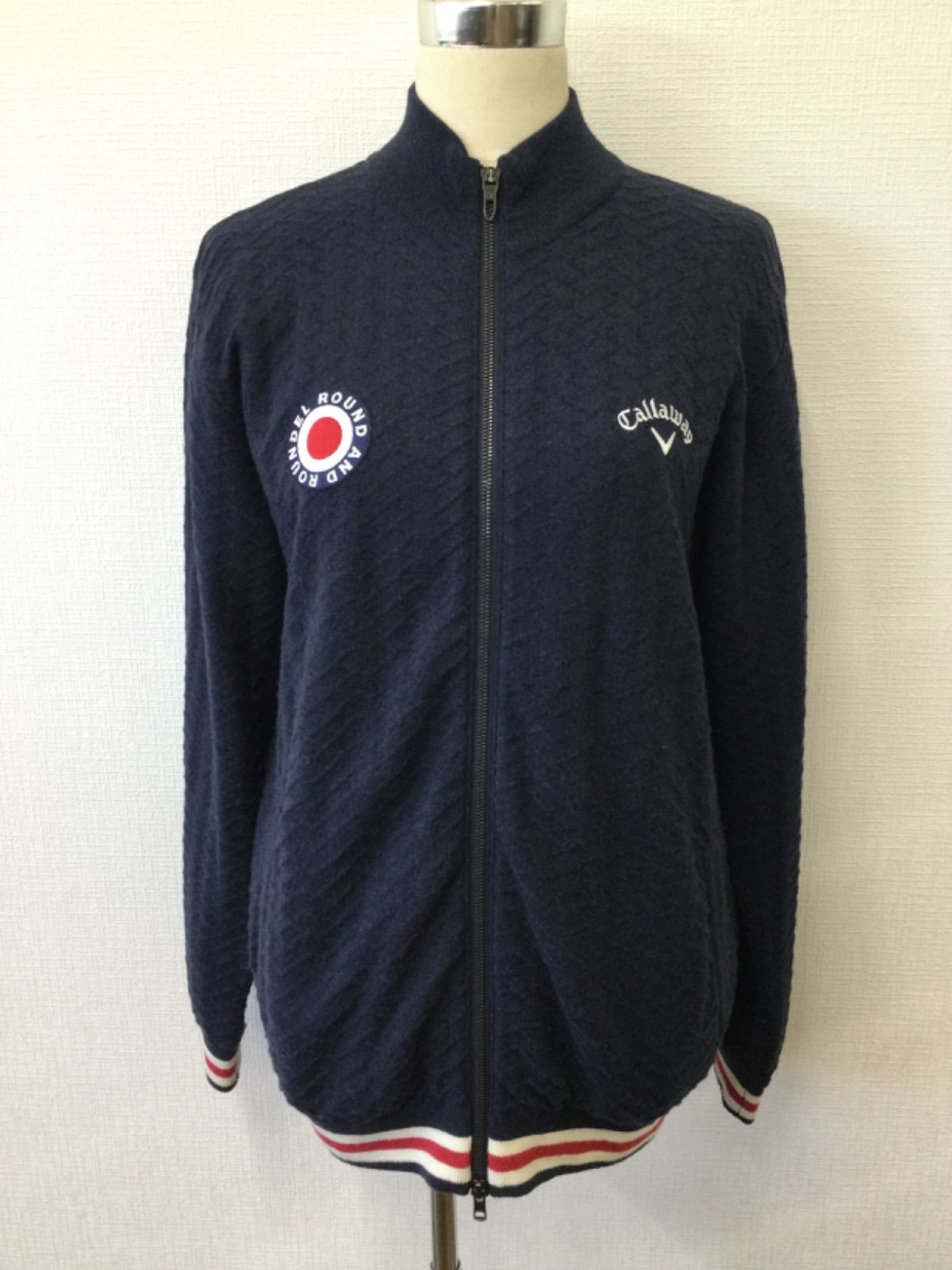 Callaway ジップアップセーター LLサイズ 長袖 紺 楽天市場】送料無料